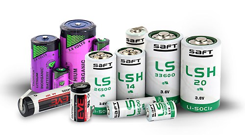 LS cilindriskas litija baterijas